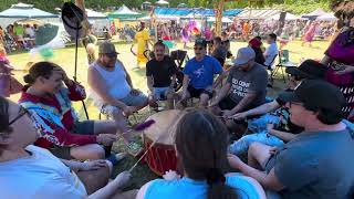 Wabanaki Confederacy  Kitigan Zibi pow wow 2024 crow hop [upl. by Adelbert]