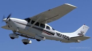 HD Cessna T206H Turbo Stationair CLOSE UP Takeoff from ReidHillview Airport [upl. by Cyrilla411]