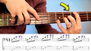 4 SIMPLE Exercises To Get Great At Bass TAPPING [upl. by Nylrats]