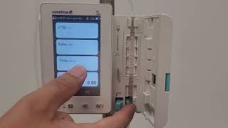 COVETRUS TRIIPV21 PRO IV TOUCH DIGITAL INFUSION PUMP AIR IN LINE ALARM [upl. by Johns]