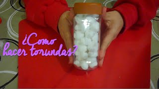 DIY ¿Como hacer torundas [upl. by Vanda]