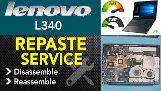 Lenovo Gaming L340 Repaste maintenance under 10min [upl. by Oberheim]