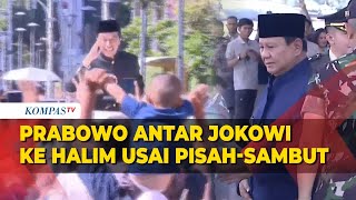 FULL Usai Pisah Sambut Prabowo Antar Jokowi ke Lanud Halim Perdanakusuma untuk Pulang ke Solo [upl. by Ayiram]