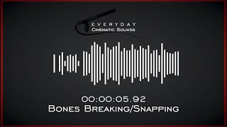 Gruesome Bones Breaking and Snapping  HQ Sound Effects [upl. by Claudio599]