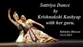 Sattriya Dance  Krishnakshi Kashyap and Ramkrishna Talukdar in 2013 [upl. by Angelia695]