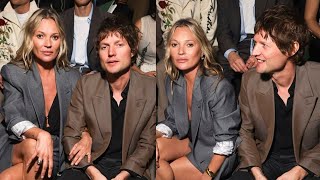 Kate Moss makes very public statement with boyfriend Count Nikolai von Bismarck as the couple cosy [upl. by Docile297]