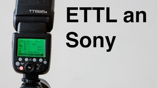 HSS und TTL an Sony Review Godox TT685S Testbericht [upl. by Tjader848]