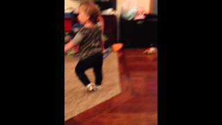 Toddler imitating how pregnant mom walks [upl. by Maurreen]