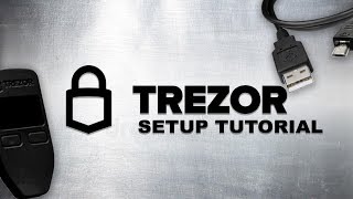 Tutorial  Trezor Cryptocurrency Hardware wallet setup guide for Bitcoin Ethereum amp ERC20 Tokens [upl. by Tuesday682]