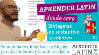 Actividad con sintagmas de adjetivo y sustantivo 1ª y 2ª ‹ Curso de latín desde cero [upl. by Aileen]