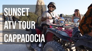 CAPPADOCIA TURKEY  Sunset ATV Tour Vlog [upl. by Eca853]