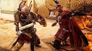 Assassins Creed Origins Bayek The Gladiator High Action Combat amp Stealth Takedowns [upl. by Tavia]