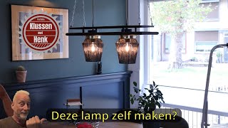 Een robuuste hanglamp voor boven de eettafeldeel 2 [upl. by Aiuoqes]