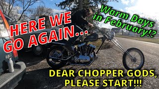 Swap Meet Chopper February Test Ride MAYBE [upl. by Eisyak]