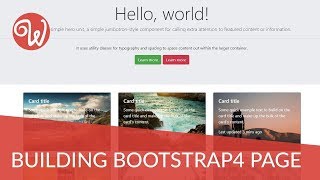 Your First Bootstrap 4 Page in Wappler [upl. by Kyred]