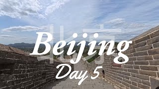 China Vlog  Day 5  Exploring beijing 2024  Great Wall  Beijing Wtown  Travel Vlog [upl. by Xineohp657]