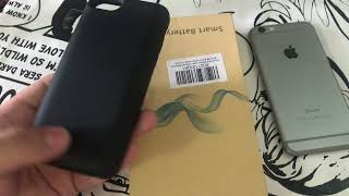 Unboxing Funda Batería para iPhone 66S78 Kilponen 6000mAh [upl. by Nirol845]