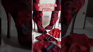 RED AND BLACK Fashion Accessories  Fashion  Style sheerinlife fashiontrends Fashion [upl. by Johannes]