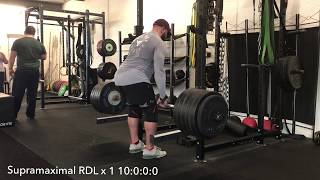 Supramaximal Triphasic Training  SquatRDL [upl. by Arammat565]