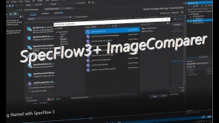 How To  SpecFlow3  ImageComparer VisualStudio [upl. by Cindi]