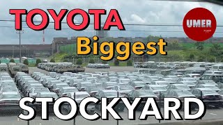 Toyota Biggest Stockyard in the World  Nagoya Port Area  Japanese Cars  Urdu Hindi Pakistan [upl. by Urana]