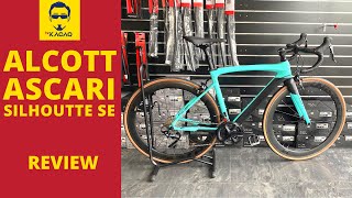 ALCOTT ASCARI SILHOUTTE SE Road Bike Malaysia  Shimano 105 Carbon Basikal Sepeda RM5000 Review [upl. by Adnarb]