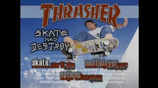 Thrasher Skate and Destroy PSone  Cyrus Playthrough [upl. by Laverna]