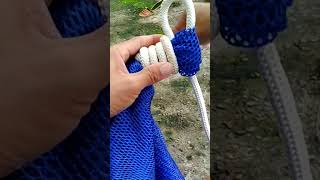 A Practical Hammock knot Tying rope knot 102 [upl. by Atilam102]