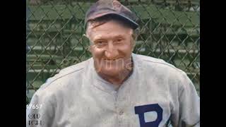 Honus Wagner Speaks 1933 Colorized [upl. by Amehsat360]