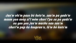 FT KANIS  FEM FOU lyrics officiel GIOK niska kanis pawòl lyrics [upl. by Afirahs]