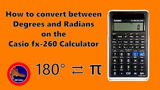 How to convert between Degrees and Radians on the Casio fx260 Calculator [upl. by Prader]