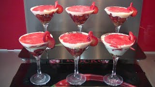 TUTO  Tiramisu aux Fraises ‏تيرميسو بالفريز [upl. by Noemis]