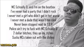 Schoolly D  Gucci Time Lyrics [upl. by Aerdnaeel]