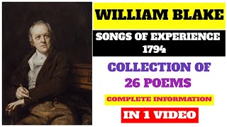 Songs of Experience by william blake [upl. by Lezah548]