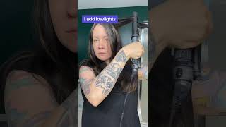 I love my grey hair sahm creator grwm curling hair before after thin fine hair dayinthelife [upl. by Imotas]