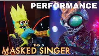 Butterfly Vs Thingamajig “Believer” amp “Caught Up”  The Masked Singer  Season 2 [upl. by Bysshe]