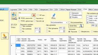 ZCNA i ZCZA dla osób zwolnionych w Płatniku Jak ustawić filtr w Płatniku i AP [upl. by Cristiona868]