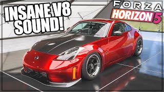 Forza Horizon 5  350Z V8 SWAPPED DRIFT BUILD [upl. by Seabrook]