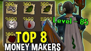 The 8 Most Profitable Mid Game Money Making Methods OSRS [upl. by Sheeb]