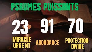 trois puissantes prière du matin protection abondance et Miracle Urgent psaumes 23 70 et 91 ✝️ [upl. by Egerton]