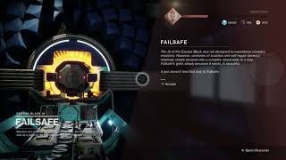 Destiny 2 Forsaken failsafe crying after Caydes death [upl. by Zahavi]