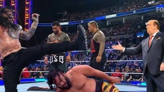 Paul Heyman returns Roman Reings Jey Uso amp Solo Sikoa turns on Jacob Fatu Smackdown [upl. by Jonna]