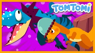 Pachycephalosaurus song  The Headbutting dinosaurs  Dinosaur Cartoon  TOMTOMI Songs for Kids [upl. by Ahsaele]