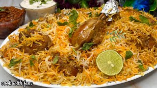 Hyderabadi CHICKEN DUM BIRYANI With HOMEMADE Aromatic BIRYANI MASALA Pakki Akhni Ki Biryani Party Sp [upl. by Koehler269]