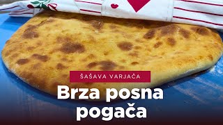 BRZA POGAČA BEZ MLEKA I JAJA posno [upl. by Eugirne]