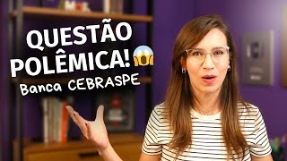 ⚠️Questão POLÊMICA sobre CRASE ❌✅ Será que você acerta Banca CEBRASPE 😱  Português com Letícia [upl. by Golub]