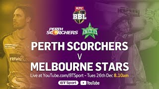 FULL MATCH Perth Scorchers v Melbourne Stars Dec 26 2017  BBL [upl. by Ladnik601]