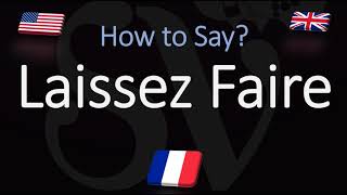 How to Pronounce Laissez Faire CORRECTLY English American French Pronunciation [upl. by Chobot]