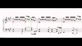 Partitura Piano Kilometros Sin Bandera  demo [upl. by Adele]