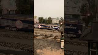 throttle is eased fully open amp 844 highballs east hoscaletrains train fun ah thenewyorkyankees [upl. by Bijan]